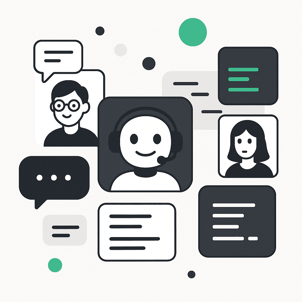 Chat Interface Illustration